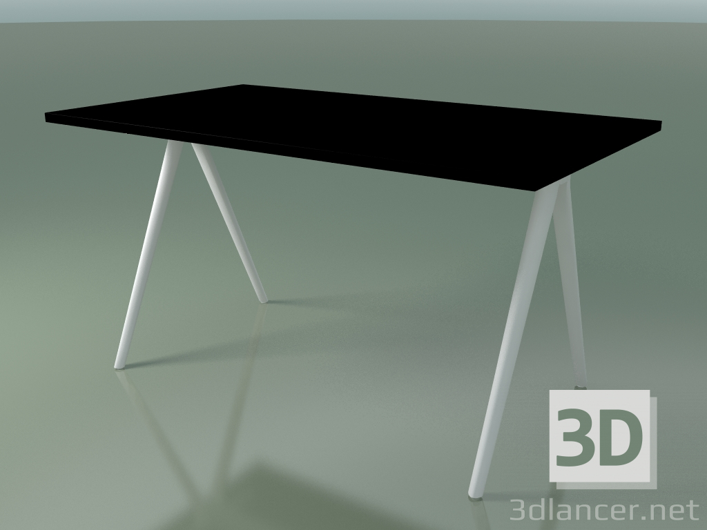 Modelo 3d Mesa retangular 5408 (H 74 - 79x139 cm, laminado Fenix F02, V12) - preview