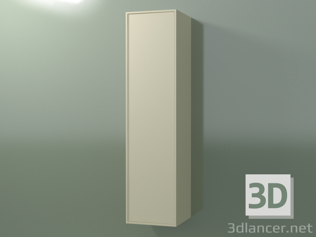 modèle 3D Élément mural 1 porte (8BUBEDD01, 8BUBEDS01, Bone C39, L 36, P 36, H 144 cm) - preview