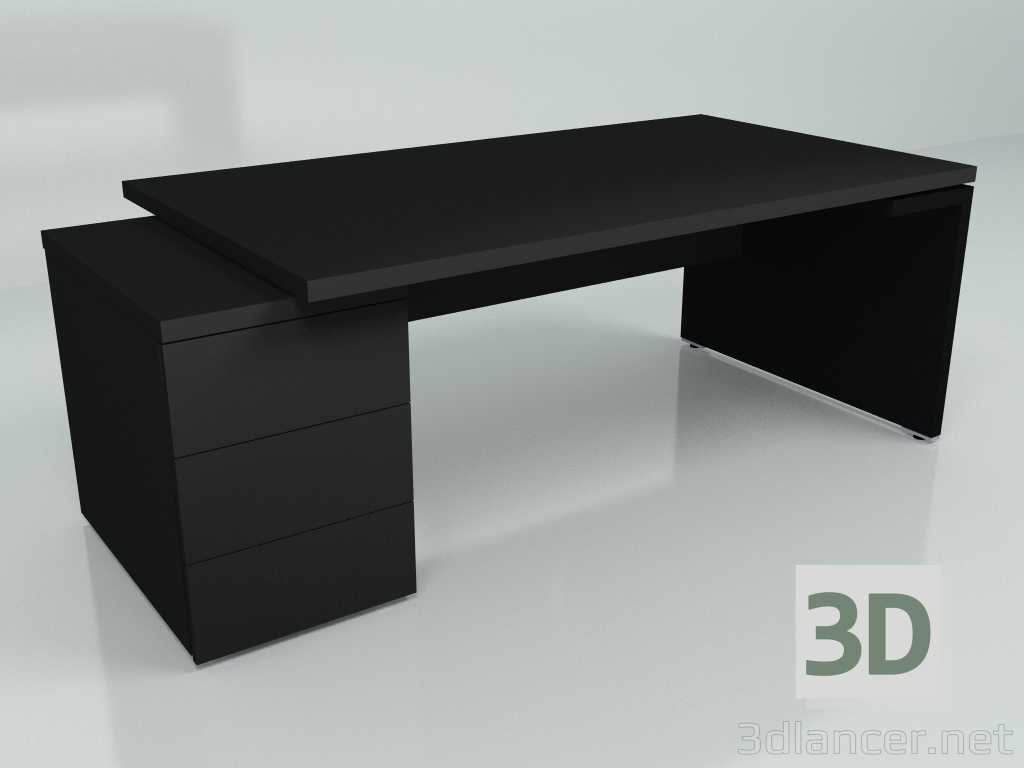 3D Modell Arbeitstisch Mito Fenix MITF4KDL (2019x1000) - Vorschau