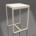 modèle 3D Table de bar 70 (Polyéthylène blanc, Sable) - preview