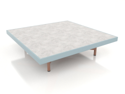 Quadratischer Couchtisch (Blaugrau, DEKTON Kreta)