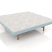 3d model Square coffee table (Blue gray, DEKTON Kreta) - preview