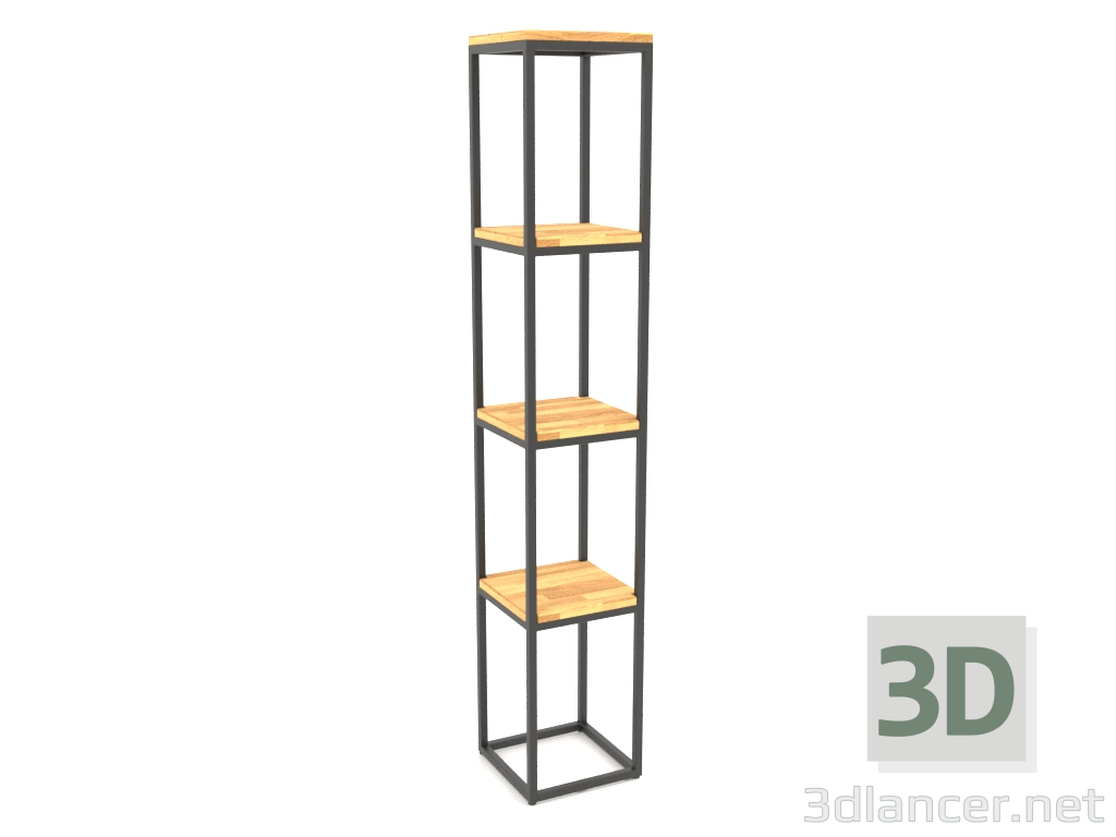 Modelo 3d Rack quadrado grande (PISO DE MADEIRA, 30x30x170) - preview