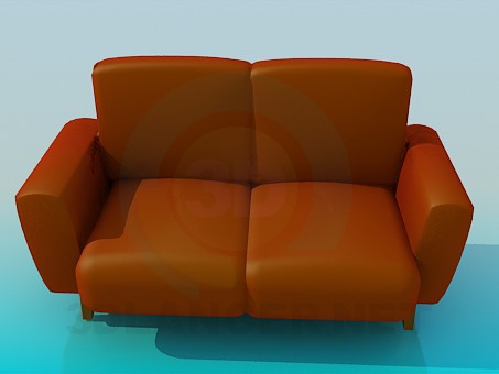 3D Modell Sofa - Vorschau