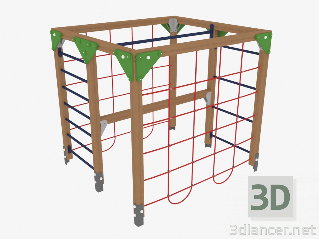 3d model Children's play complex (7804) - preview