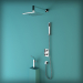 3d model shower - preview