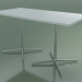 Modelo 3d Mesa retangular com base dupla 5524, 5504 (H 74 - 69x139 cm, branco, LU1) - preview