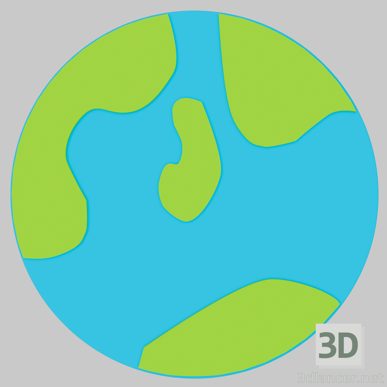 modèle 3D de Modèle terrestre acheter - rendu