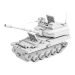 Lego tanque 522 3D modelo Compro - render