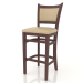 3d model Bar stool Chester (Walnut) - preview