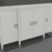 3d model Chest of drawers (white, option 3) - preview