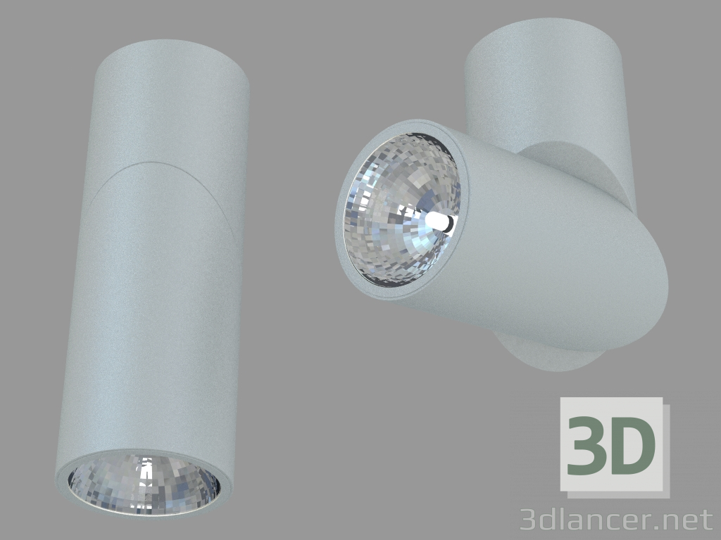 modèle 3D Lampe LED de surface (DL18398 11WW-Alu) - preview