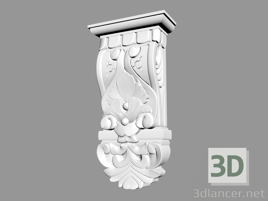 3d model Soporte B959 - vista previa