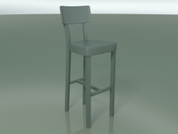 Powder coated cast iron bar stool, outdoor InOut (28, ALLU-SA)