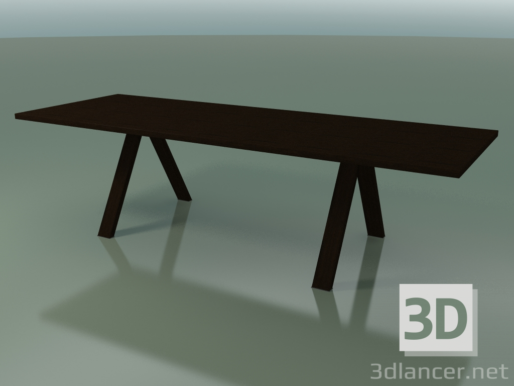 3d модель Стол со стандартной столешницей 5028 (H 74 - 280 x 98 cm, wenge, composition 1) – превью