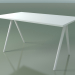 Modelo 3d Mesa retangular 5408 (H 74 - 79x139 cm, laminado Fenix F01, V12) - preview