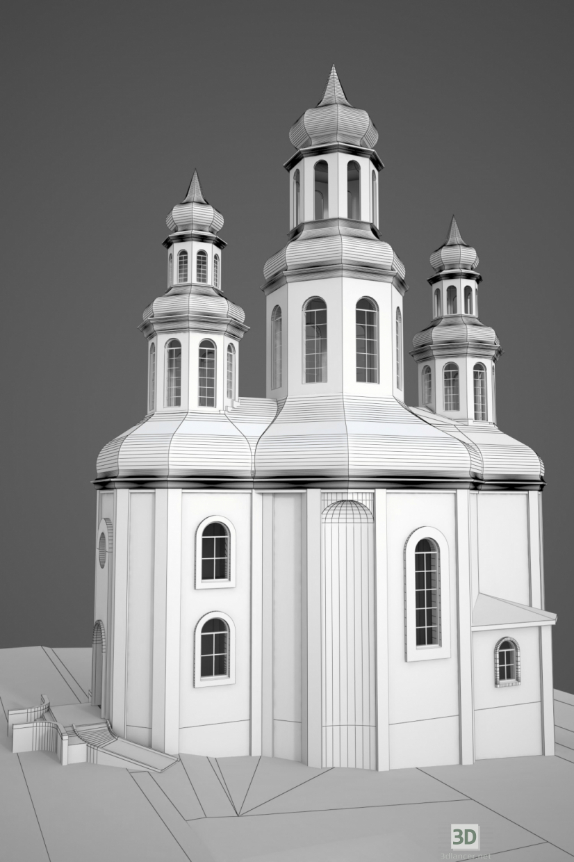 modèle 3D de L'Église orthodoxe acheter - rendu