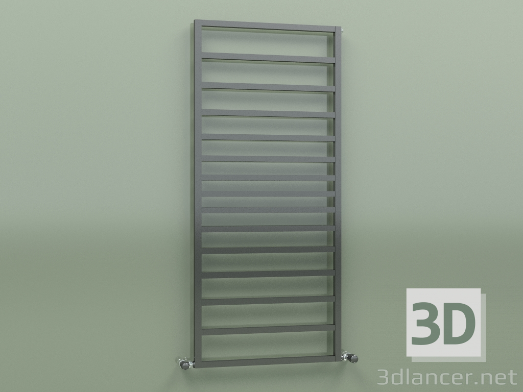 3d model Towel rail Tolé (H 1310 L 581, Chrome black) - preview