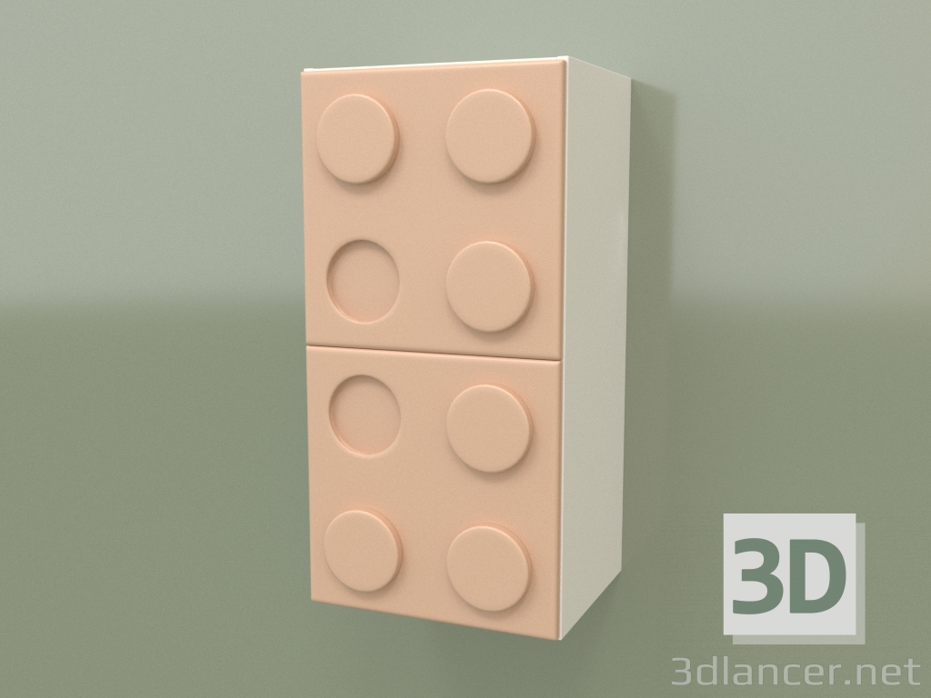 Modelo 3d Prateleira vertical montada na parede (Ginger) - preview