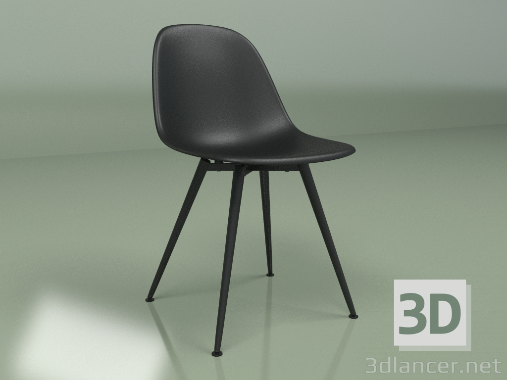 3d model Silla Anat (negra) - vista previa