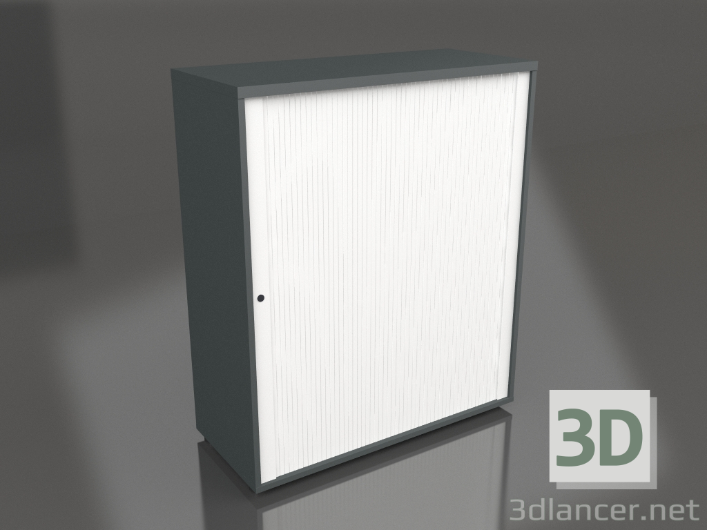 modèle 3D Armoire tambour Standard MEA3L05 (1000x430x1189) - preview