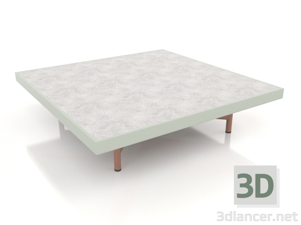 3d модель Квадратний журнальний столик (Cement grey, DEKTON Kreta) – превью