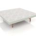 3d model Square coffee table (Cement gray, DEKTON Kreta) - preview