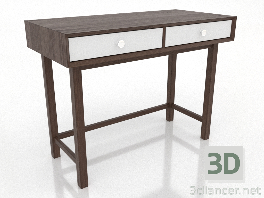 3d model Escritorio 3 1000 X 500 mm (nogal oscuro) - vista previa 3d model Escritorio 3 1000 X 500 mm (nogal oscuro) - vista previa