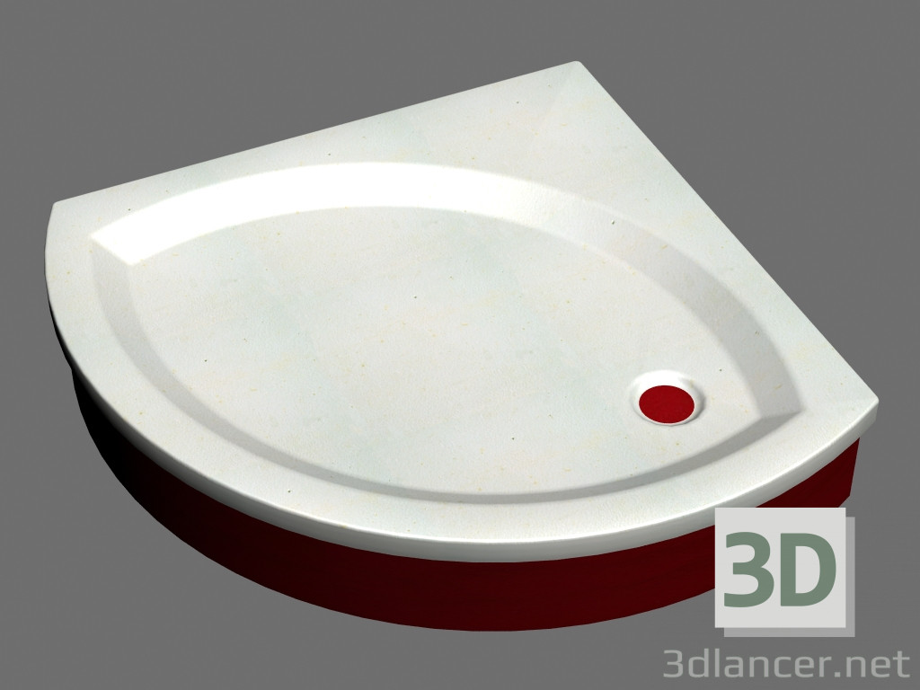 3d model Shower tray MODUS 90 EX - preview