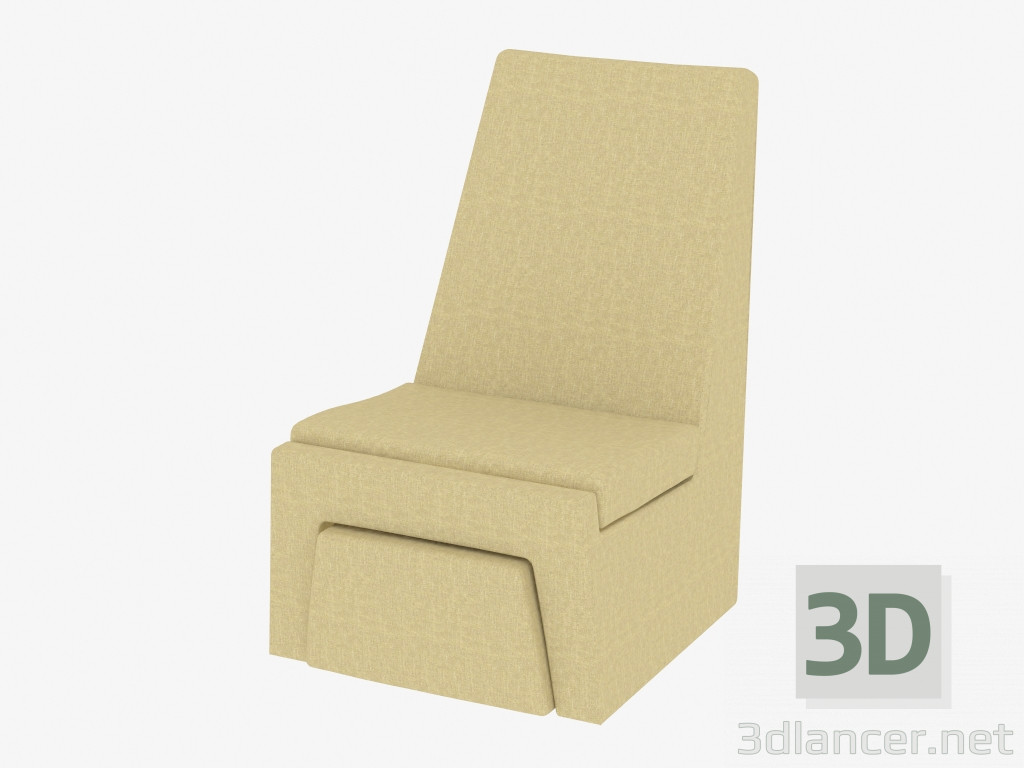 3d model Armchair without armrests Garda - preview