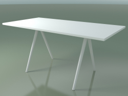 Rectangular table 5409 (H 74 - 79x159 cm, laminate Fenix F01, V12)