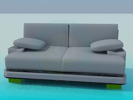 3D Modell Sofa - Vorschau