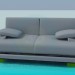 3D Modell Sofa - Vorschau