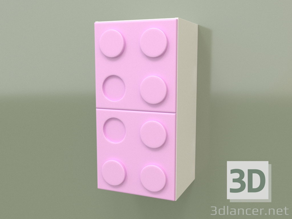 3d model Estante vertical de pared (Iris) - vista previa