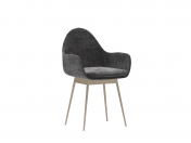 Fauteuil avec dossier moelleux