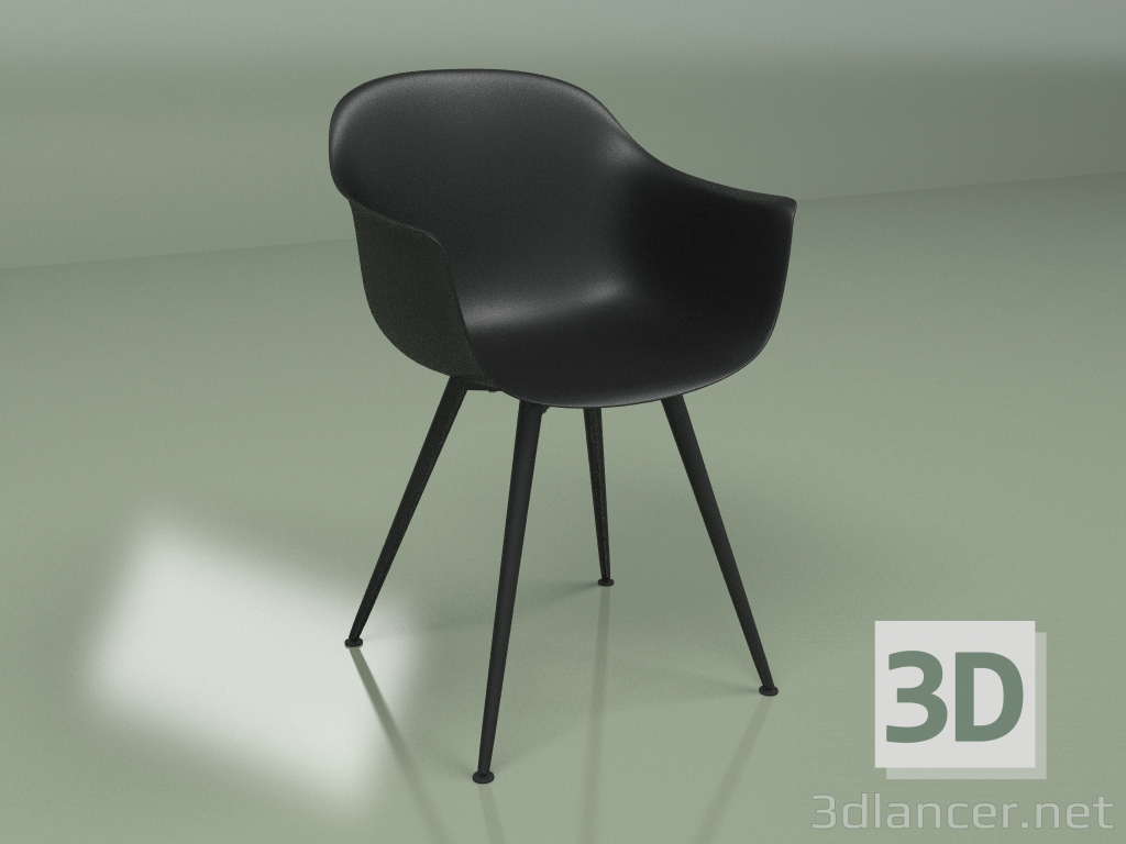 3d модель Стілець Anat Armchair 2.0 (чорний) – превью