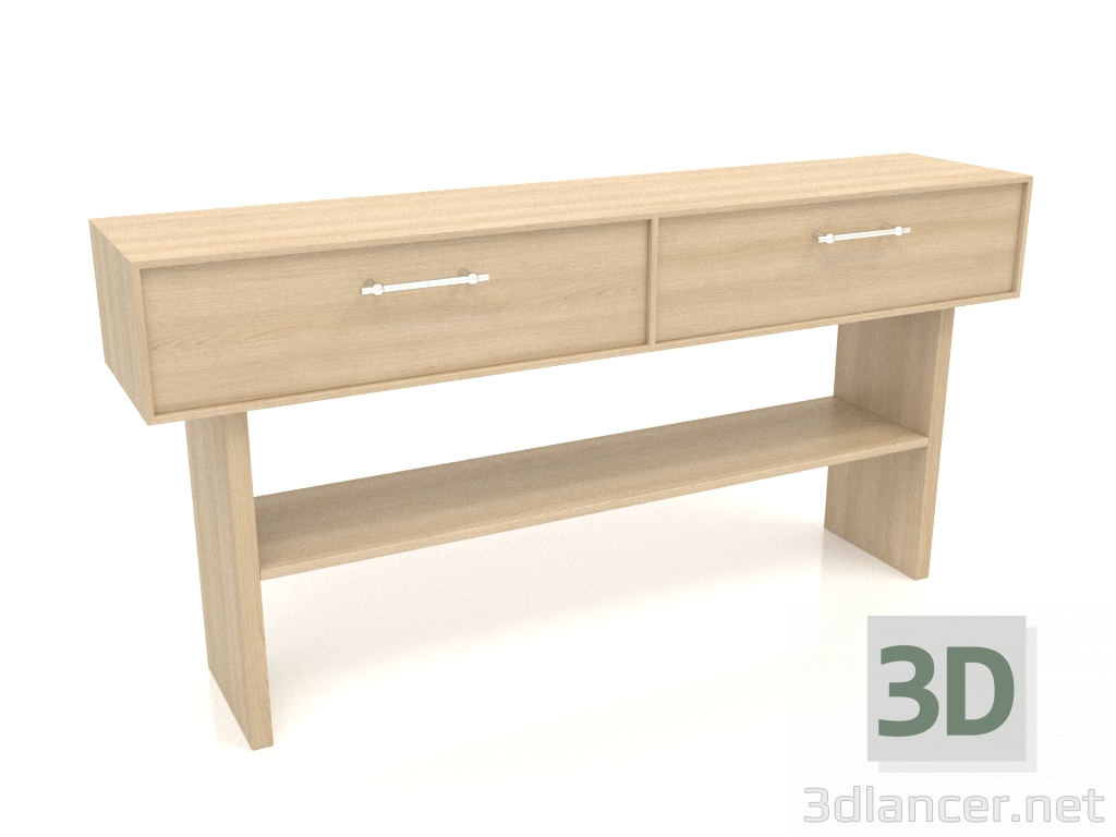 3D Modell Konsole KT 03 (1400x300x700, Holz weiß) - Vorschau