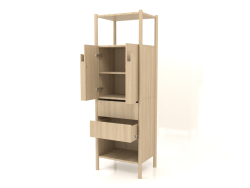 Rack ST 05 (abierto, 600x450x1800, blanco madera)