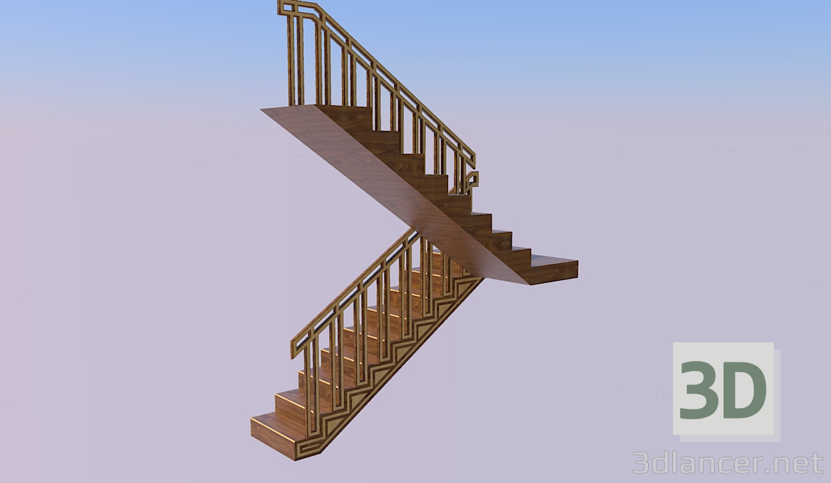 3d model Stairs - preview