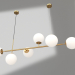 3d model Chandelier Irda bronze (white shades) (07622-6,20-01) - preview