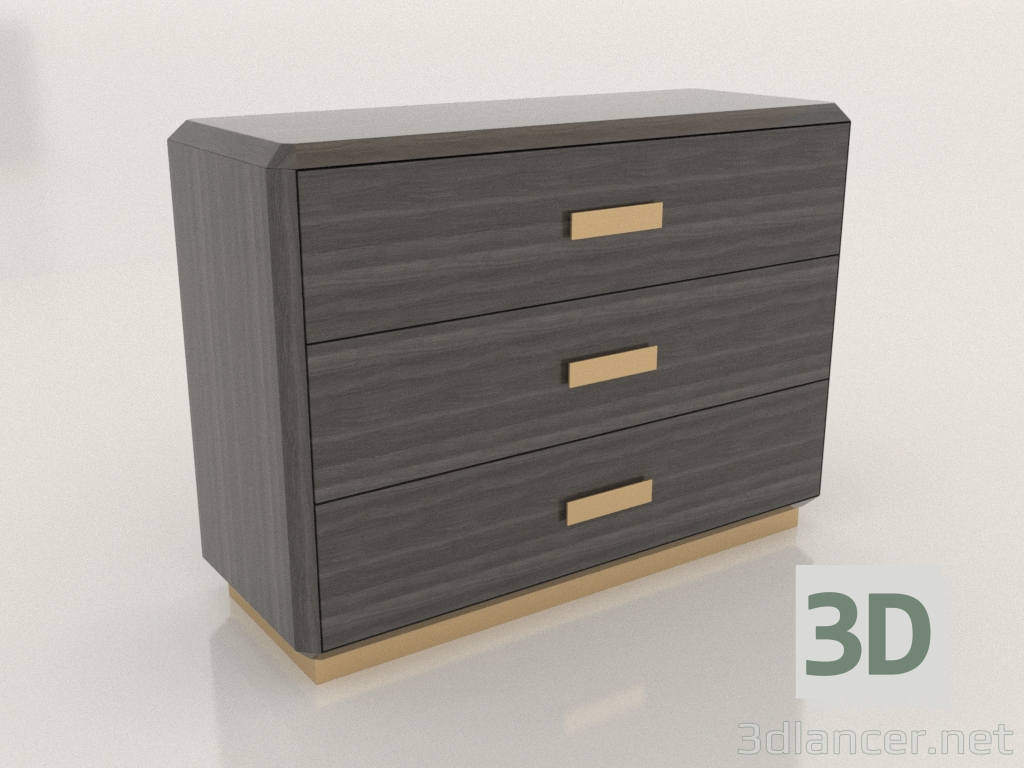 modello 3D Commode - anteprima