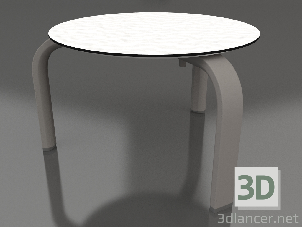 Modelo 3d Mesa lateral (cinza quartzo) - preview