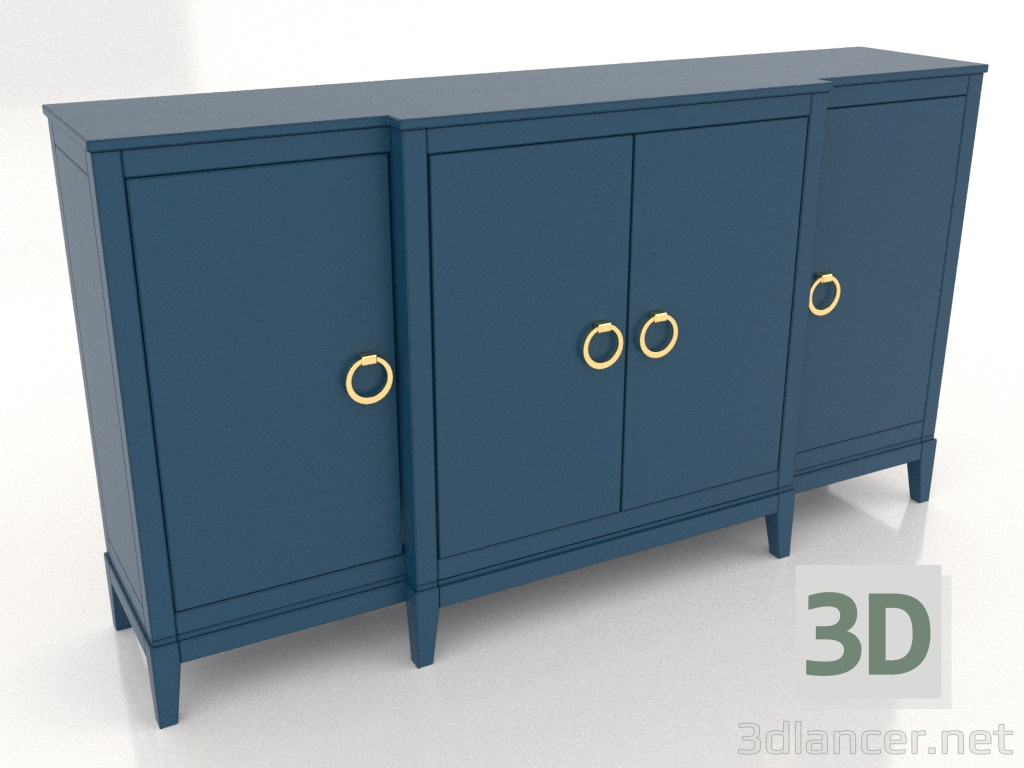 modèle 3D Commode (RAL 5025, option 1) - preview