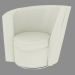 3d model Sillón de cuero en estilo art-deco A144 - vista previa