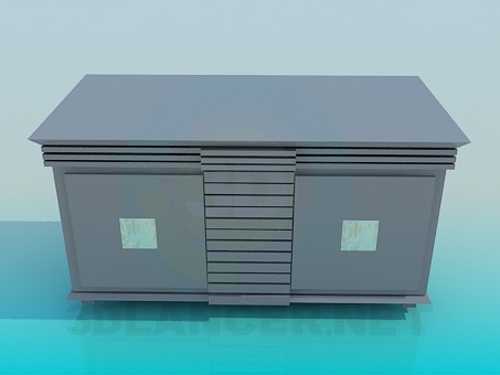 Modelo 3d Tabela-gabinete - preview