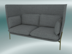 Sofa Sofa (LN6, 90x180 H 115cm, jambes bronzées, Hot Madison 724)