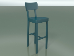 Powder coated cast iron bar stool, outdoor InOut (28, ALLU-OT)