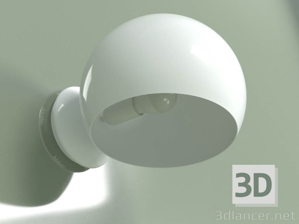 3D Modell Wandlampe Kugeldurchmesser 20 - Vorschau