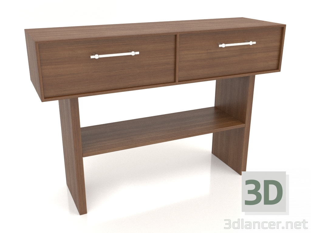 modèle 3D Console KT 03 (1000x300x700, bois brun clair) - preview