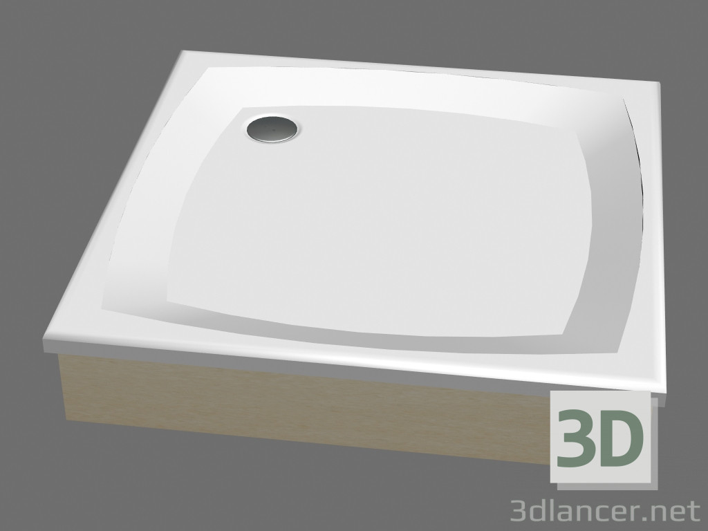 Modelo 3d Base de duche Perseu 90 EX - preview